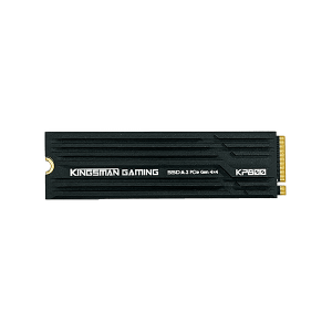 Kingsman SSD 4TB - KP800 (3D TLC DRAM, M.2 PCIe Gen 4x4, NVMe 1.4, r:7500 MB/s, w:6500 MB/s, PS5 Ready) Hűtőbordás
