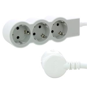 Legrand elosztó - 3 aljzat, 3m, fehér-szürke