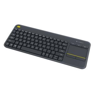 Logitech Billentyűzet - K400 Plus (Vezeték nélküli, USB, Touchpad, fekete)