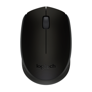 Logitech Egér - M171 (Vezeték nélküli, Optikai, 3 gomb, 2,4 GHz, fekete-szürke)