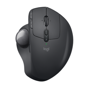 Logitech Egér - MX ERGO (Vezeték nélküli, hanyattegér, Optikai, 8 gomb, fekete)