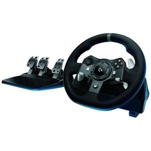 Logitech Kormány - G920 Driving Force RACING WHEEL (kormány+pedálok, PC / Xbox One kompatibilis, fekete)