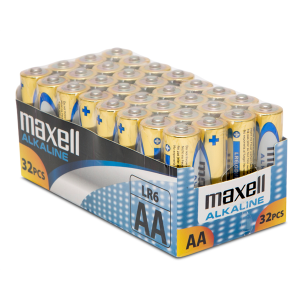 Maxell Elem - Alkáli elem,  32db AA (LR6), 1,5V (no mercury)