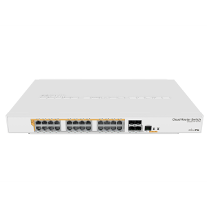 Mikrotik Cloud Router Switch - CRS328-24P-4S+RM (rack, 4xSFP, 24xRJ-45)
