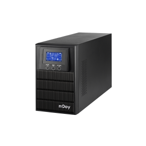 NJOY Szünetmentes  1000VA - Aten Pro 1000 (3 Schuko, USB/RS-232, On-line, szinuszhullám, generátor támogatás, Eco mód)