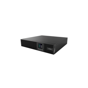NJOY Szünetmentes 2000VA - Aster 2K (8x IEC C13, On-line, RS232, USB, szoftver, LCD kijelző, 2U rack)