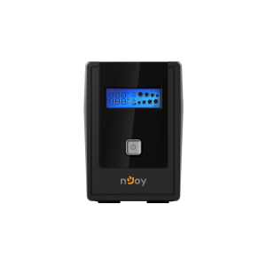 NJOY Szünetmentes  650VA - Cadu 650 (2 Schuko, line-interaktív, USB menedzsment, RJ11/45 vonalvédelem(1Gb/s), fekete)