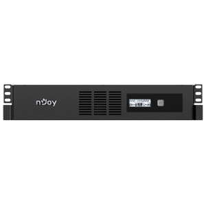 NJOY Szünetmentes 800VA - Code 600 (4 IEC C13, line-interaktív, USB menedzsment, szoftver, LCD kijelző, 2U rack)