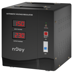 NJOY Toroid Transzformátor 5000VA - Alvis 5000 AVR (Kimenet: bekötős, LCD kijelző, indítás késleltetés)