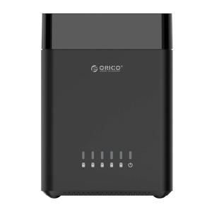 Orico Külső HDD tároló 3.5" - DS500U3-EU-BK/70/ (5 fiók, USB-A 3.0, Max.: 5x16TB, fekete)