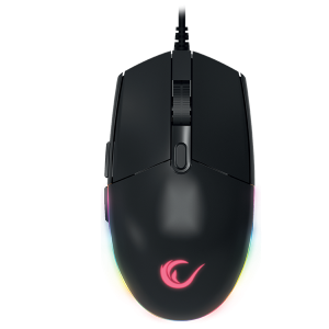 Rampage Egér Gamer - SMX-R18 SNIPER (10000DPI, PMW3325; 6 gomb, makro, RGB LED, fekete)