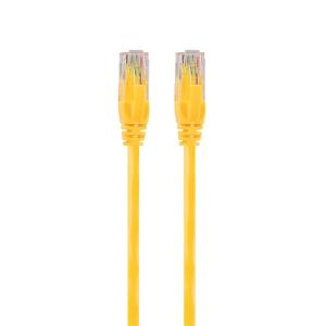 S-link Kábel - SL-CAT605YE (UTP patch kábel, CAT6, sárga, 5m)