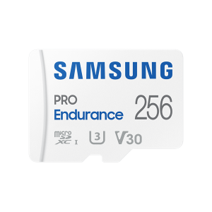 Samsung MicroSD kártya - 256GB MB-MJ256KA/EU (PRO Endurance, Class10, R100/W40, adapter, 256GB)