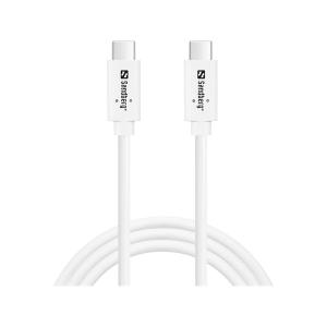 Sandberg Kábel - USB-C>C USB 3.1 G2 100W, 1M