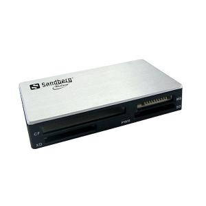 Sandberg Kártyaolvasó - Multi Card Reader USB3.0 (ezüst-fekete; USB3.0; SD;SDHC;XD;MS;CF)