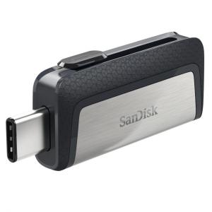 SanDisk Pendrive - 128GB Dual Drive (150MB/s, Type-C, USB 3.1 Gen 1, fekete)