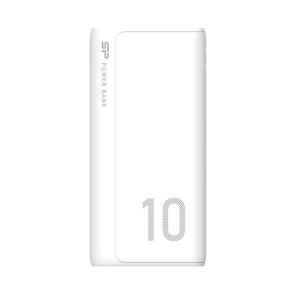 Silicon Power Akkubank - 10000mAh GP15 PowerBank Fehér (USB1: DC 5V/2.1A, USB2:DC 5V/2.1A)
