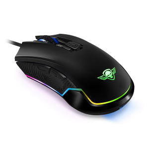 Spirit of Gamer Egér - ELITE-M20 (4000DPI, 1000Hz, 7 gomb, Omron, harisnyázott kábel, fekete)