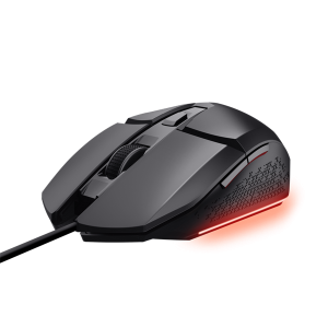 Trust Egér Gamer Vezetékes - GXT109 Felox (Optikai érzékelő; max6400DPI; 6 gomb; LED; fekete)