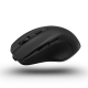 Bluestork Vezeték nélküli Egér - M-WL-OFF75-BLACK (Rechargeable, Bluetooth, 1600 DPI, 6 gomb, optikai, fekete)