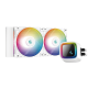 DeepCool CPU Water Cooler - LS520 WH (max 19dB; max. 145,86 m3/h; 2x12cm, A-RGB LED, fehér)
