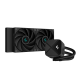 DeepCool CPU Water Cooler - LS520S Zero Dark (max 19dB; max. 145,86 m3/h; 2x12cm, A-RGB LED)