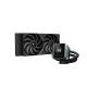 DeepCool CPU Water Cooler - MYSTIQUE 240 (max 21dB; max. 123,09 m3/h; 2x12cm, LED kijelző, fekete)