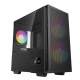 DeepCool Számítógépház - CH360 DIGITAL (fekete, 2x14cm +1x12 venti, Mini-ITX / Micro-ATX, 1xUSB3.0, A-RGB, fekete)