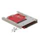 Delock 62495 IDE 44 Pin > mSATA konverter, 2.5”-os kerettel (7 mm)
