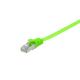 Equip Kábel - 607640 (U/FTP Flat/Lapos patch kábel, CAT6A, Réz, LSOH, zöld, 1m)