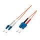 Equip Optikai Kábel - 254322 (OM1, LC/SC, 62,5/125µ, LSOH, narancssárga, 2m)