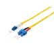 Equip Optikai Kábel - 254335 (OS2, LC/SC, 9/125µ, LSOH, sárga, 5m)