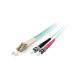 Equip Optikai Kábel - 255213 (OM3, LC/ST, 50/125µ, LSOH, türkiz, 3m)