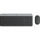 Logitech Billentyűzet/Egér Kit - MK470 US (Vezeték nélküli, Angol kiosztás, USB, fekete)