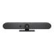 Logitech Webkamera - Rally Bar Mini Grafit (3840x2160 képpont, 90°-os látótér, mikrofon Ultra HD, fekete)