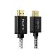 Orico Kábel - HD501-30 /136/  (HDMI2.0 kábel apa/apa, 4K/60Hz, aranyozott, harisnyázott, 3m)