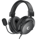 Rampage Fejhallgató - R36 DROP (7.1, mikrofon, USB, hangerőszabályzó, nagy-párnás, 2.2m kábel, fekete)
