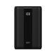 Silicon Power Akkubank - 30000mAh QX55 PowerBank Fekete (USB1- USB2: DC 5V/2.4A, USB3:Type-C :DC 12V/1.5A, Lightning)