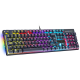 Spirit of Gamer Billentyűzet Mechanikus - XPERT K250 (105 gomb, SOG red, RGB LED,USB, anti-ghosting, fekete, magyar)