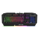 Spirit of Gamer Billentyűzet - PRO-K5 (105 gomb, Fém felső rész, RGB LED, USB, 19 anti-ghost, fekete, magyar)