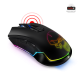 Spirit of Gamer Egér Vezeték nélküli - ELITE-M20 Wireless (4800DPI, 1000Hz, 6 gomb, Omron, harisnyázott kábel, fekete)