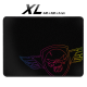Spirit of Gamer Egérpad - Darkskull Mouse Pad - King Size (430 x 330 x 3mm; varrott szélek; fekete)