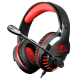 Spirit of Gamer Fejhallgató - PRO-H3 Red (MultiPlatform, mikrofon, 3.5mm jack, hangerőszabályzó, 2m kábel, piros)