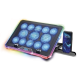 Spirit of Gamer Notebook Hűtőpad 17"-ig - AIRBLADE 1300 RGB (25,8dB; max. 169 m3/h; 10x6cm+3x8cm, RGB LED, 2xUSB2.0)