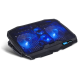 Spirit of Gamer Notebook Hűtőpad 17"-ig - AIRBLADE 600 Blue (15dB; max. 95,14 m3/h; 2x12cm, LED, 2xUSB2.0)