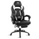 Spirit of Gamer szék - MUSTANG White (állítható dőlés/magasság; kihajtható lábtartó; max.120kg-ig, fehér)