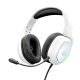 The G-Lab Fejhallgató - KORP RADIUM WHITE (mikrofon,USB, 3,5mm Jack, hangerőszabályzó, LED,nagy-párnás)