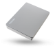 Toshiba Külső HDD 2.5" - 2TB Canvio Flex Ezüst (USB3.2 Gen 1. (USB-A, USB Type-C; ~5Gbps; exFAT+; Mac kompatibilis)